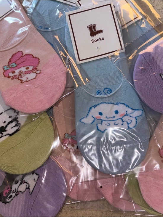 Accessories - Two Pair Women’s Kitty No Show Socks - Random Pull - NEW